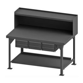 Heavy Duty Workbench with Riser-12000 Capacity