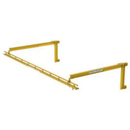 Column-Mounted Fold-Away Anchor Track System