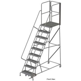 The Rear Ladder Rear-Exit Steel Rolling Ladder, Perforated Tread