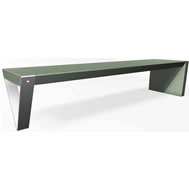 floating concrete bench