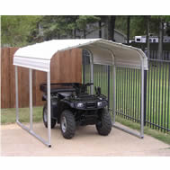 atv steel storage shelters
