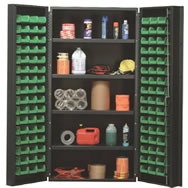 heavy duty 36" wide all-welded bin cabinets