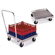 stainless steel and aluminum dollies