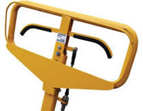 The Gas Powered Trailer Mover's Forward and Reverse Lever with Safety Killswitch provide easy maneuverability.