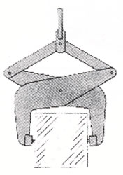lifting tongs with grip pads