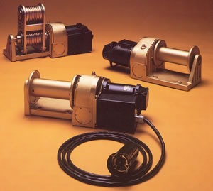 This power winch is 38lbs, light enough to carry to the job and powerful enough to pull 15,000 lbs.