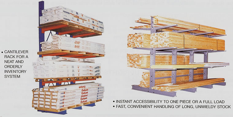 standard heavy duty cantilever rack