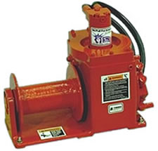 series 477 helical worm gear power winches