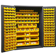 plastic bin welded cabinets solid doors