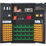 48" & 60" wide all welded bin cabinets