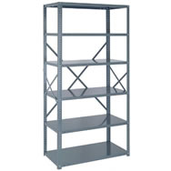 ironman 22 ga open steel shelving