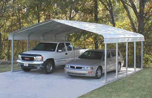 steel storage shelters for 2 vehicles