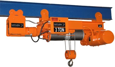 semi-low headroom hoist