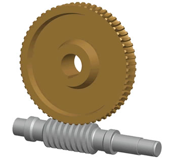 hoist worm gear