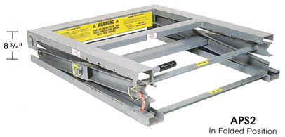 adjustable folding pallet stands