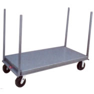 heavy duty steel flatbed transporter for longer materials