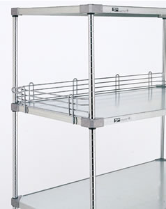 Metro DD18FC Super Erecta Shelf Divider for Solid Shelves, Chrome, 8 x 18